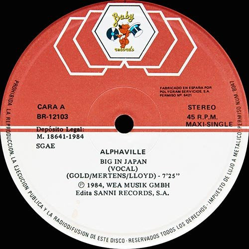 Alphaville – Big In Japan (NM) BOX8