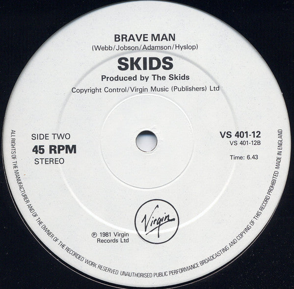 Skids – Fields (VG+) BOXE1