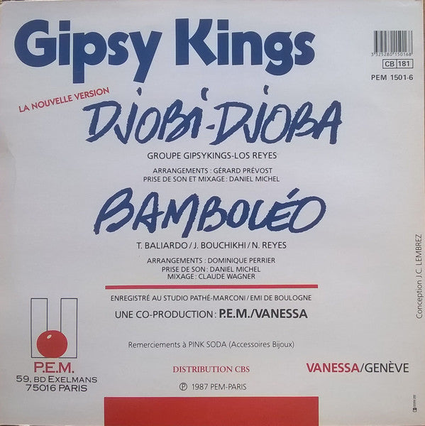 Gipsy Kings – Bamboléo / Djobi-Djoba - La Nouvelle Version (EX) BOX18