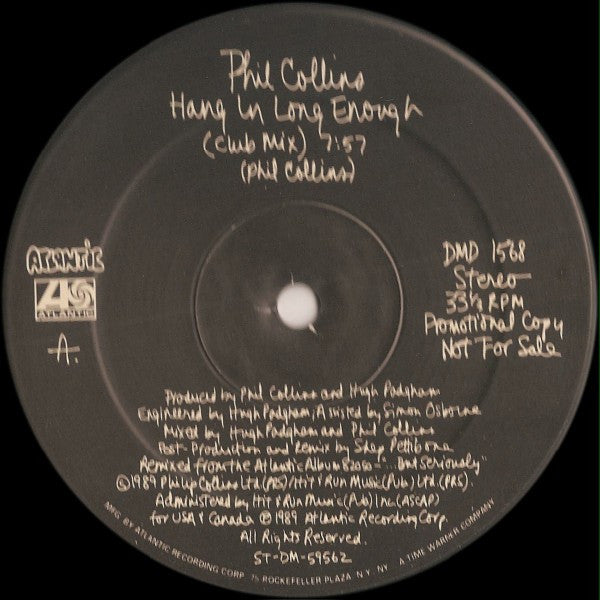 Phil Collins – Hang In Long Enough (NM, FUNDA GENÉRICA) BOX18