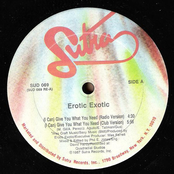 Erotic Exotic – (I Can) Give You What You Need (NM, FUNDA VG+) BOX1