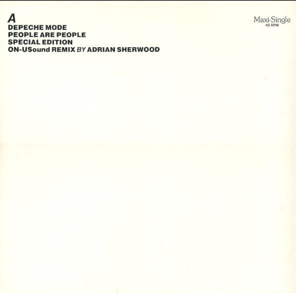 Depeche Mode – People Are People (ON-USound Remix By Adrian Sherwood) (NM, FUNDA VG+) BOX2