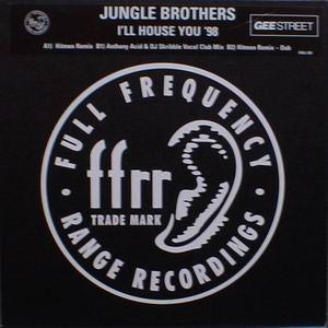 Jungle Brothers – I'll House You '98 (EX,PEQUEÑO STICKER EN FUNDA VG+ Y GALLETA) BOX33