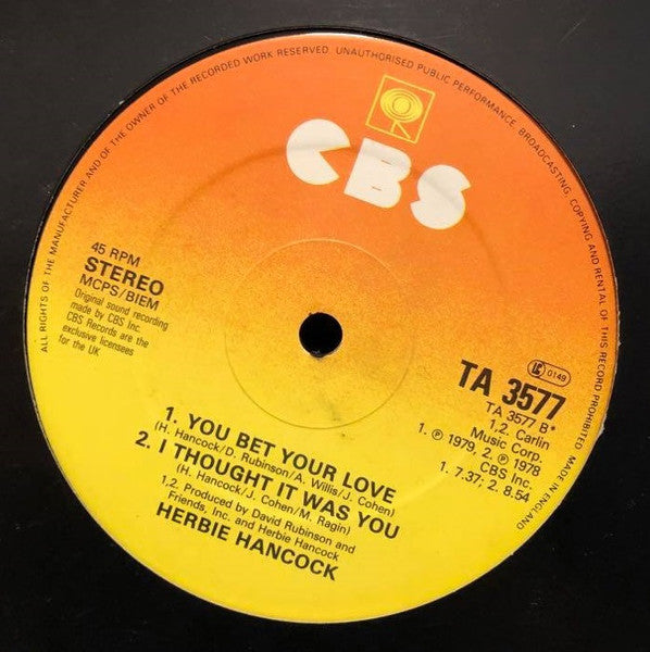 Herbie Hancock – Rockit (Long Version) (NM, FUNDA GENÉRICA) BOX27