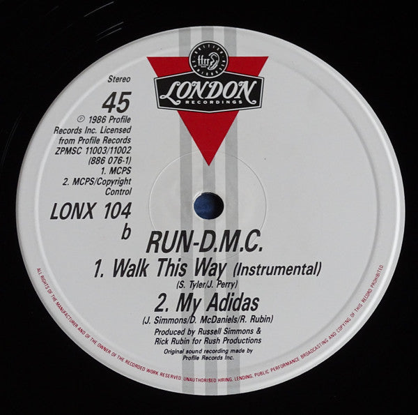 RUN DMC – Walk This Way (VG+) BOX14