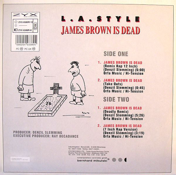 L.A. Style – James Brown Is Dead (Remix) (VG+) BOX17