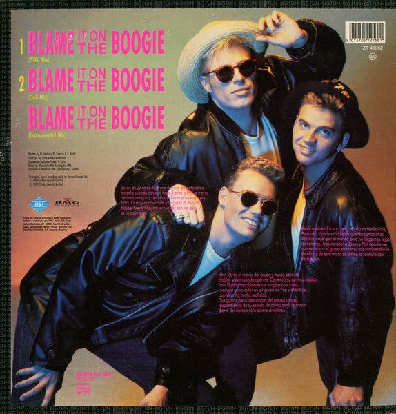 Big Fun – Blame It On The Boogie (VG+ BOX4