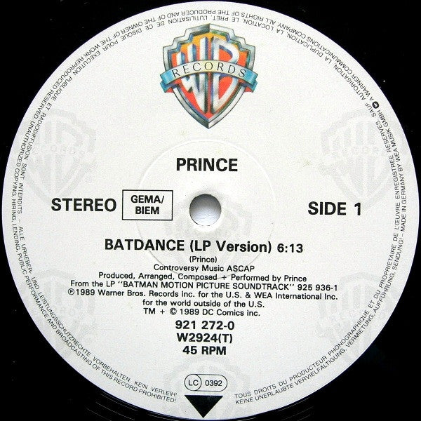 Prince – Batdance (NM, FUNDA EX) BOX12