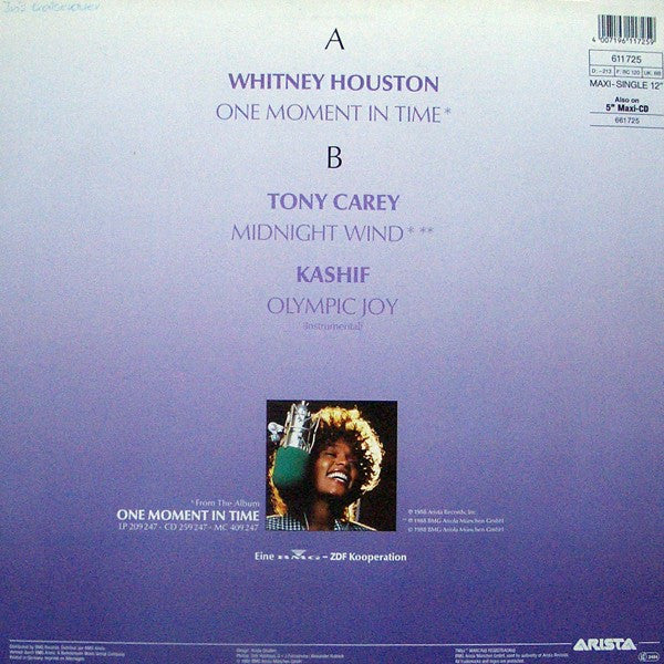 Whitney Houston – One Moment In Time (NM) BOX8