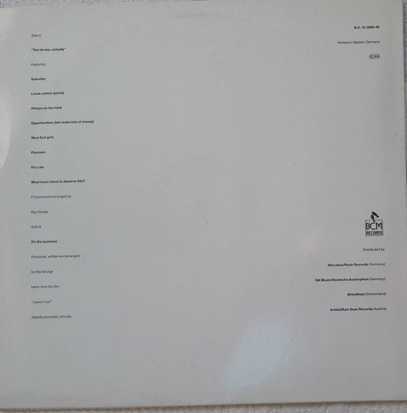 Suburban Boys ‎– The Hit Mix, Actually (NM) BOX15