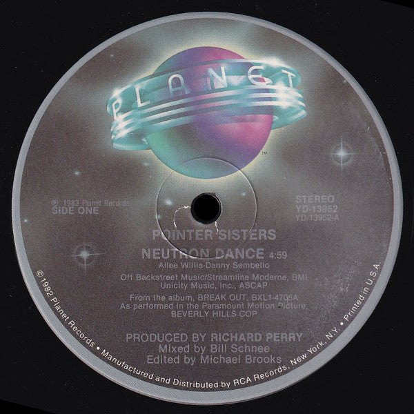 Pointer Sisters – Neutron Dance (VG+, FUNDA GENÉRICA MCA NEGRA) BOX1