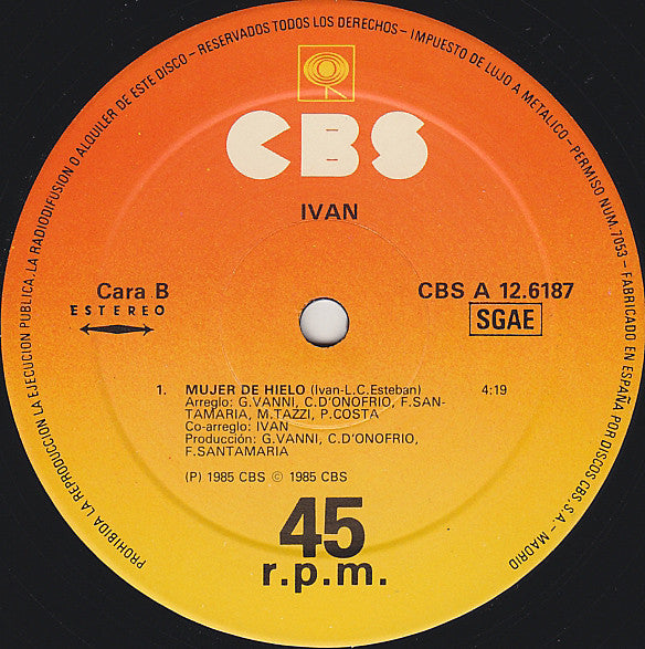 Ivan ‎– Baila (NM) BOX2