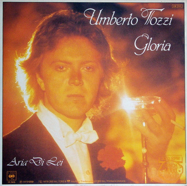 Umberto Tozzi – Gloria (NM, FUNDA EX) BOX35