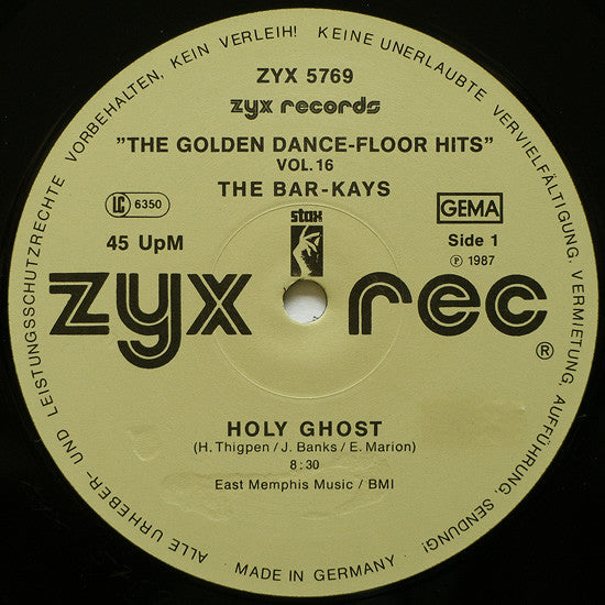 The Bar-Kays / Sylvester – Holy Ghost / You Make Me Feel (Mighty Real) (NM) BOX2