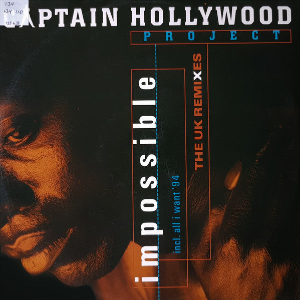 Captain Hollywood Project ‎– Impossible - The UK Remixes (Funda VG+, Estado EX) BOX16