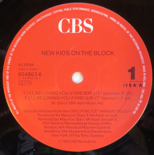 New Kids On The Block – I'll Be Loving You (Forever) (EX) BOX6