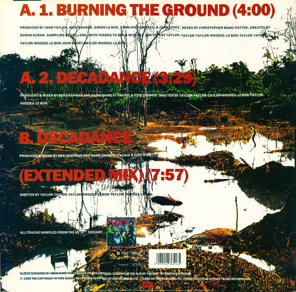 Duran Duran – Burning The Ground (NM) BOX9