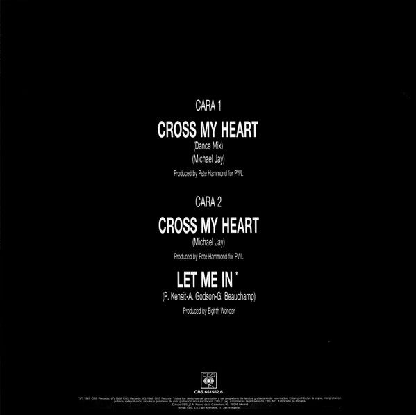 Eighth Wonder – Cross My Heart (Dance Mix) (NM) BOX11