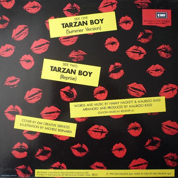 Baltimora – Tarzan Boy (Summer Version) (ESTADO NM, FUNDA VG+) BOX5