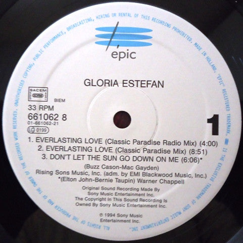 Gloria Estefan – Everlasting Love (VG+) BOX25