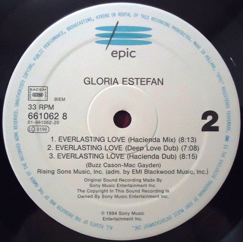 Gloria Estefan – Everlasting Love (VG+) BOX25