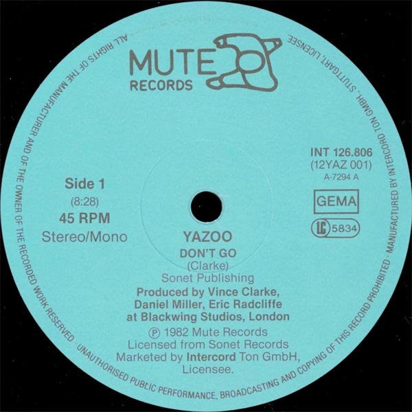 Yazoo – Don't Go • Re-mixes (VG+) BOX6