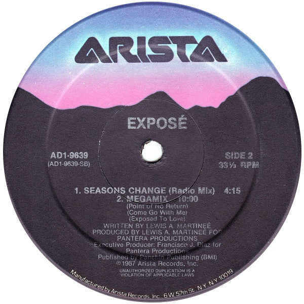Exposé – Seasons Change (EX, INCLUYE MEGAMIX) BOX20