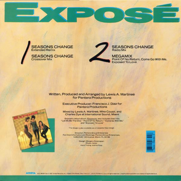 Exposé – Seasons Change (EX, INCLUYE MEGAMIX) BOX20