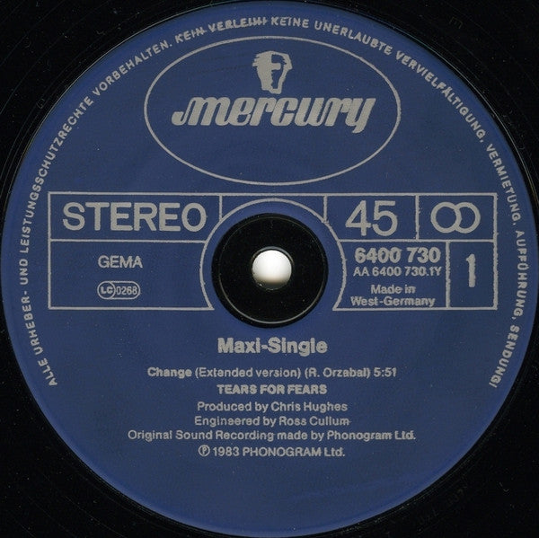 Tears For Fears – Change (NM, FUNDA VG+) BOX7