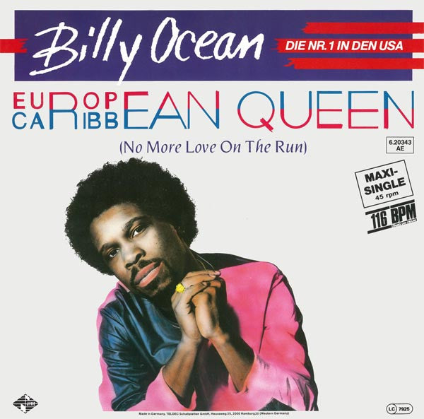 Billy Ocean – European Queen (No More Love On The Run) (NM, FUNDA VG+) BOX16
