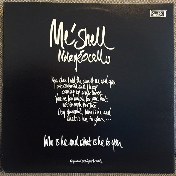 Me'Shell NdegéOcello – Who Is He And What Is He To You (NM, DISCO DOBLE) BOXE1