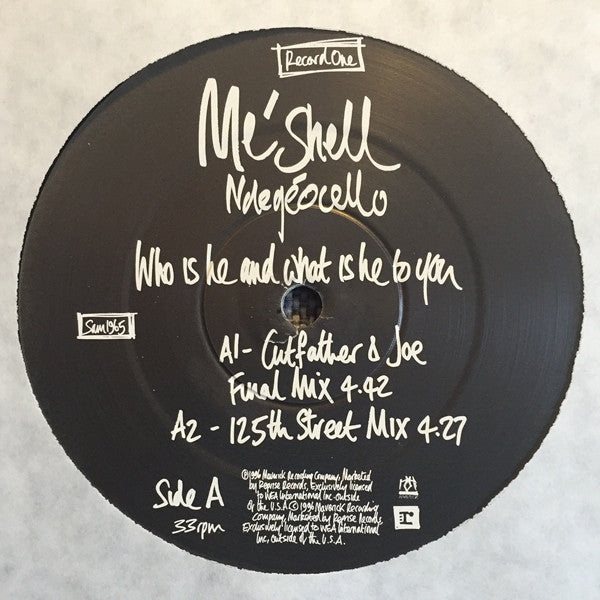 Me'Shell NdegéOcello – Who Is He And What Is He To You (NM, DISCO DOBLE) BOXE1
