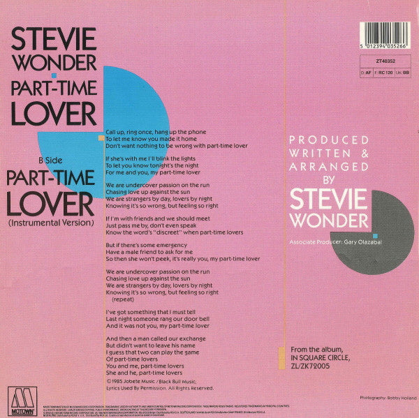 Stevie Wonder – Part-Time Lover (NM) BOX27