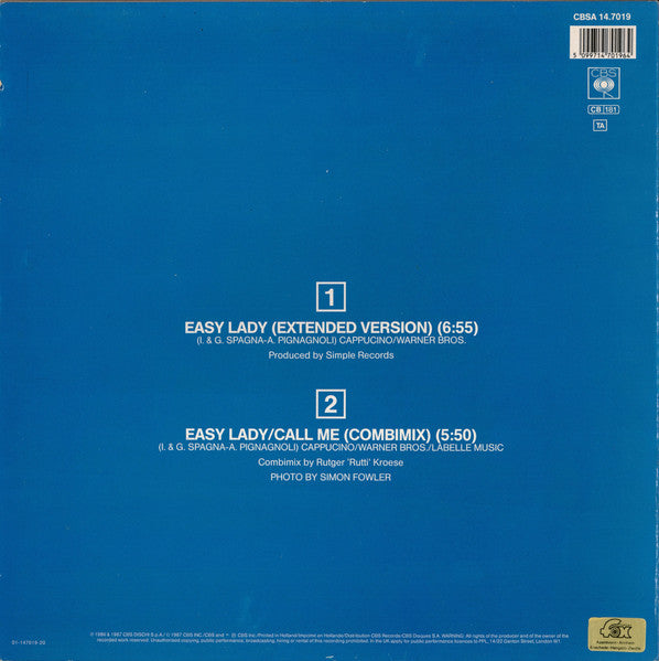 Spagna  – Easy Lady (Extended Version) (NM, FUNDA VG+ EX) BOX27