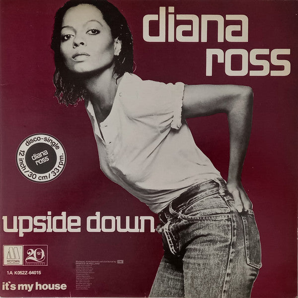 Diana Ross – Upside Down (MARCAS POR ALMACENAJE VG+, SONIDO EXCELENTE, FUNDA NM) BOX23