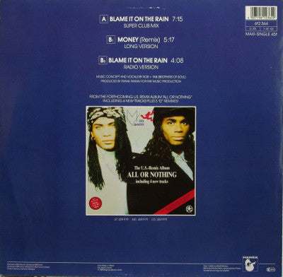 Milli Vanilli – Blame It On The Rain (NM, FUNDA VG+) BOX16