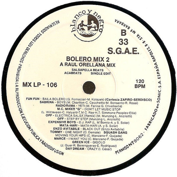 Various – Bolero Mix 2 (NM) BOX12