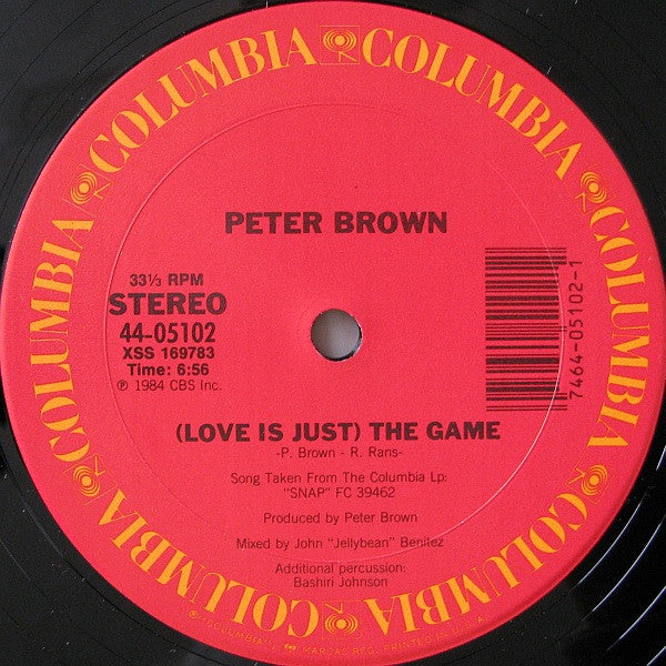Peter Brown – (Love Is Just) The Game (VG+) BOX20