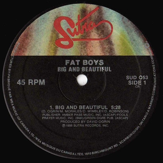 Fat Boys – Big And Beautiful (Remix) (MINT, SELLADO DE ÉPOCA) BOXE2