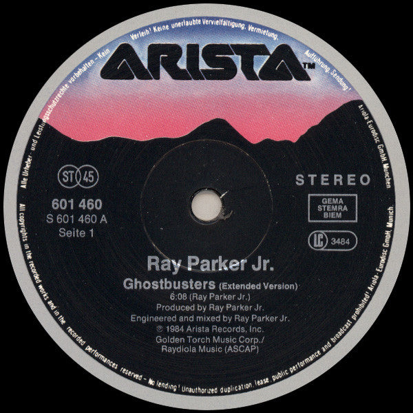 Ray Parker Jr. – Ghostbusters (Extended Version) (NM) BOX8
