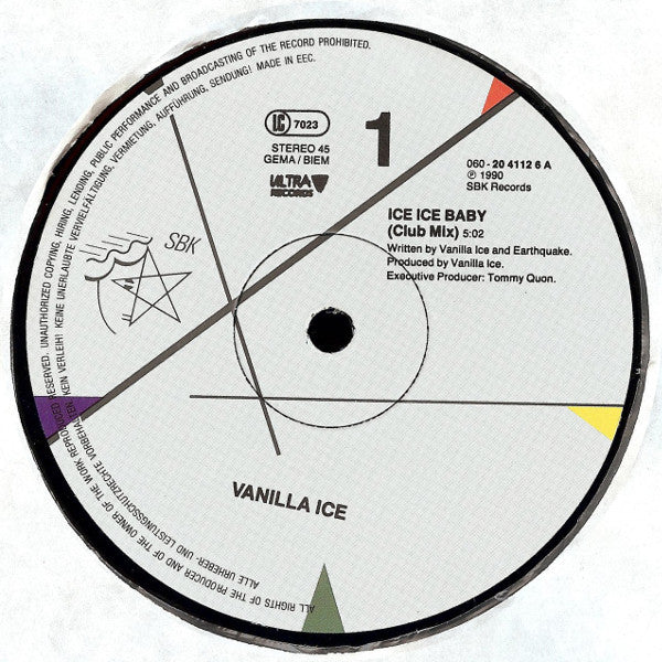 Vanilla Ice – Ice Ice Baby (NM) BOX35