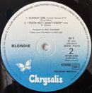 Blondie – Sunday Girl (Version Anglaise Et Version Française) (EX) BOX22