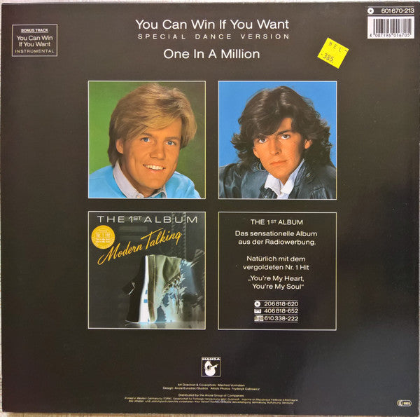 Modern Talking – You Can Win If You Want (Special Dance Version) (VG+) BOX25