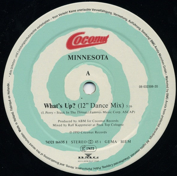 Minnesota – What's Up? (NM) BOX14