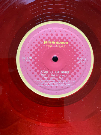 Jam & Spoon Feat. Plavka – Right In The Night (Fall In Love With Music) (NM) BOX22