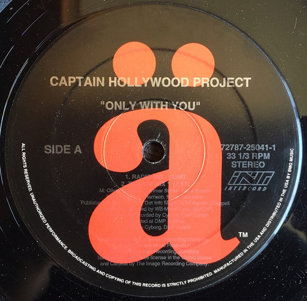 Captain Hollywood Project – Only With You (MINT, SELLADO DE ÉPOCA) BOX6
