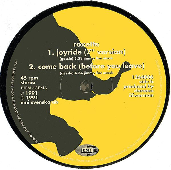 Roxette – Joyride (Magicfriendmix) (NM) BOX23