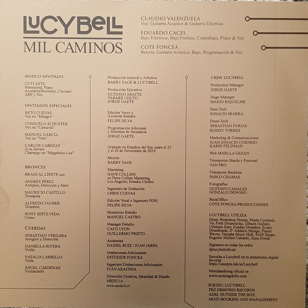 Lucybell – Mil Caminos / DISCO DOBLE (NUEVO, SELLADO) BOXV4
