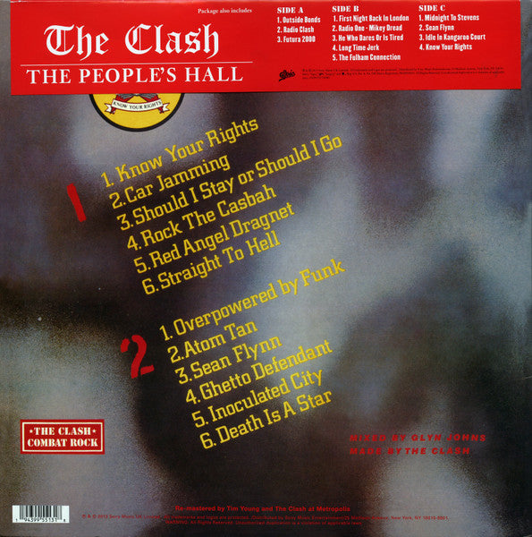 The Clash – Combat Rock + The People's Hall - SPECIAL EDITION / DISCO TRIPLE (NUEVO, SELLADO) BOXV30