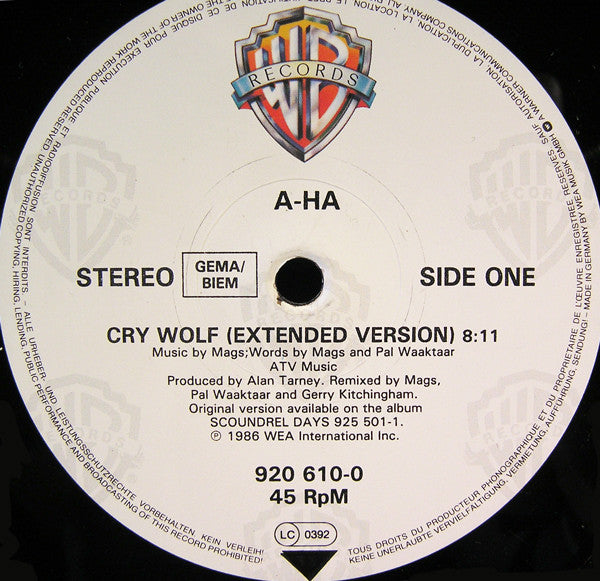 a-ha – Cry Wolf (Extended Version) (EX) BOX16